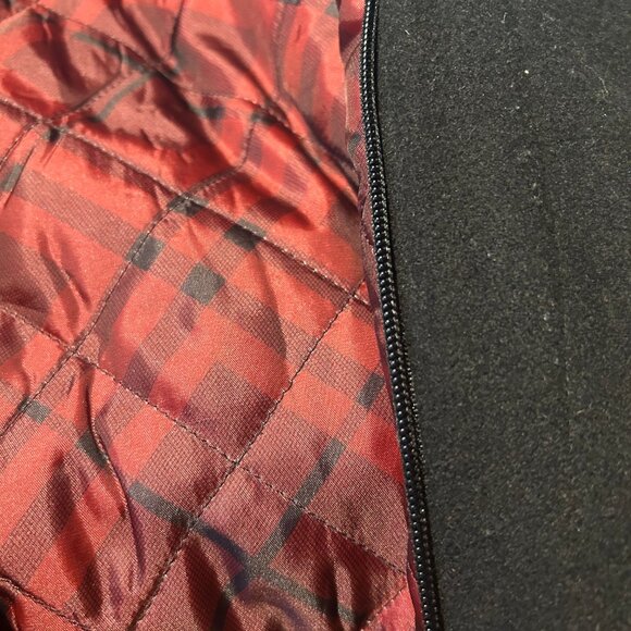 Mens Soul of London Black Wool Blend Jacket Pea Coat M - Picture 16 of 16